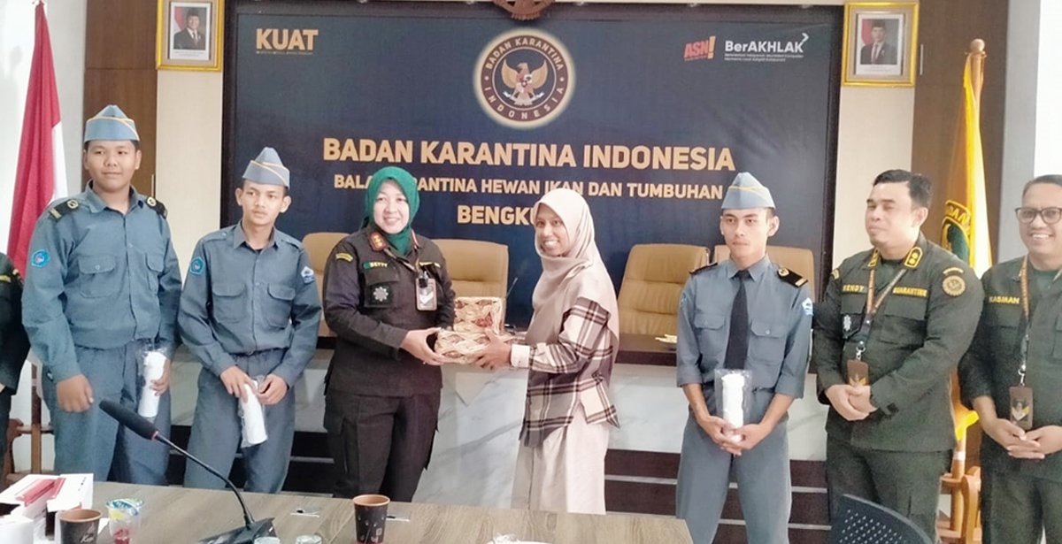 Jejak Belajar di Balai Karantina: Siswa APAT SMKN 3 Rejang Lebong Intip Dunia Kerja Nyata